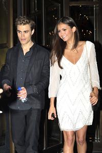 Nina Dobrev leaving her hotel in New York City an May 20, 2010
