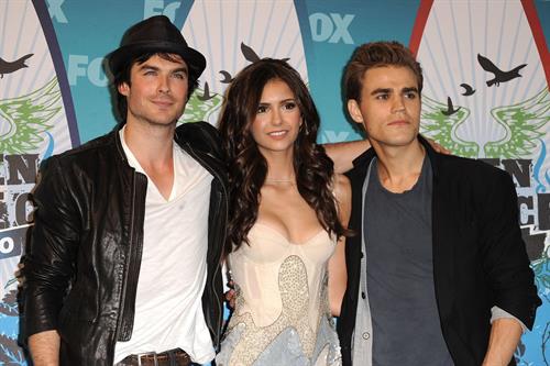 Nina Dobrev 2010 Teen Choice awards at Gibson Amphitheatre on August 8