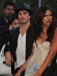 Nina Dobrev 2010 Teen Choice awards at Gibson Amphitheatre on August 8