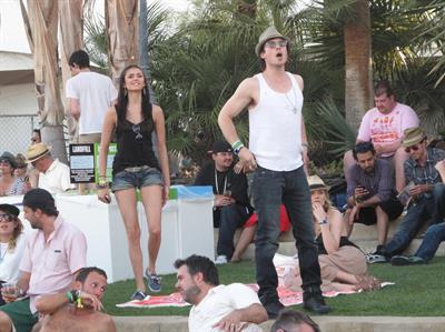 Nina Dobrev Coachella Valley Music Arts Festival day 3, April 17, 2011