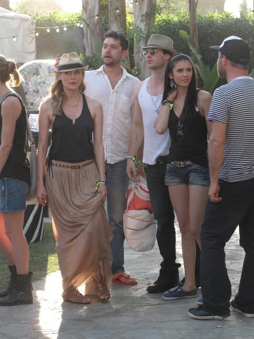 Nina Dobrev Coachella Valley Music Arts Festival day 3, April 17, 2011