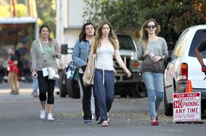 Jessica Biel – “Shiva and May” set candids, LA 10/17/13 