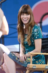 Jessica Biel Good Morning America in New York 03.08.12 