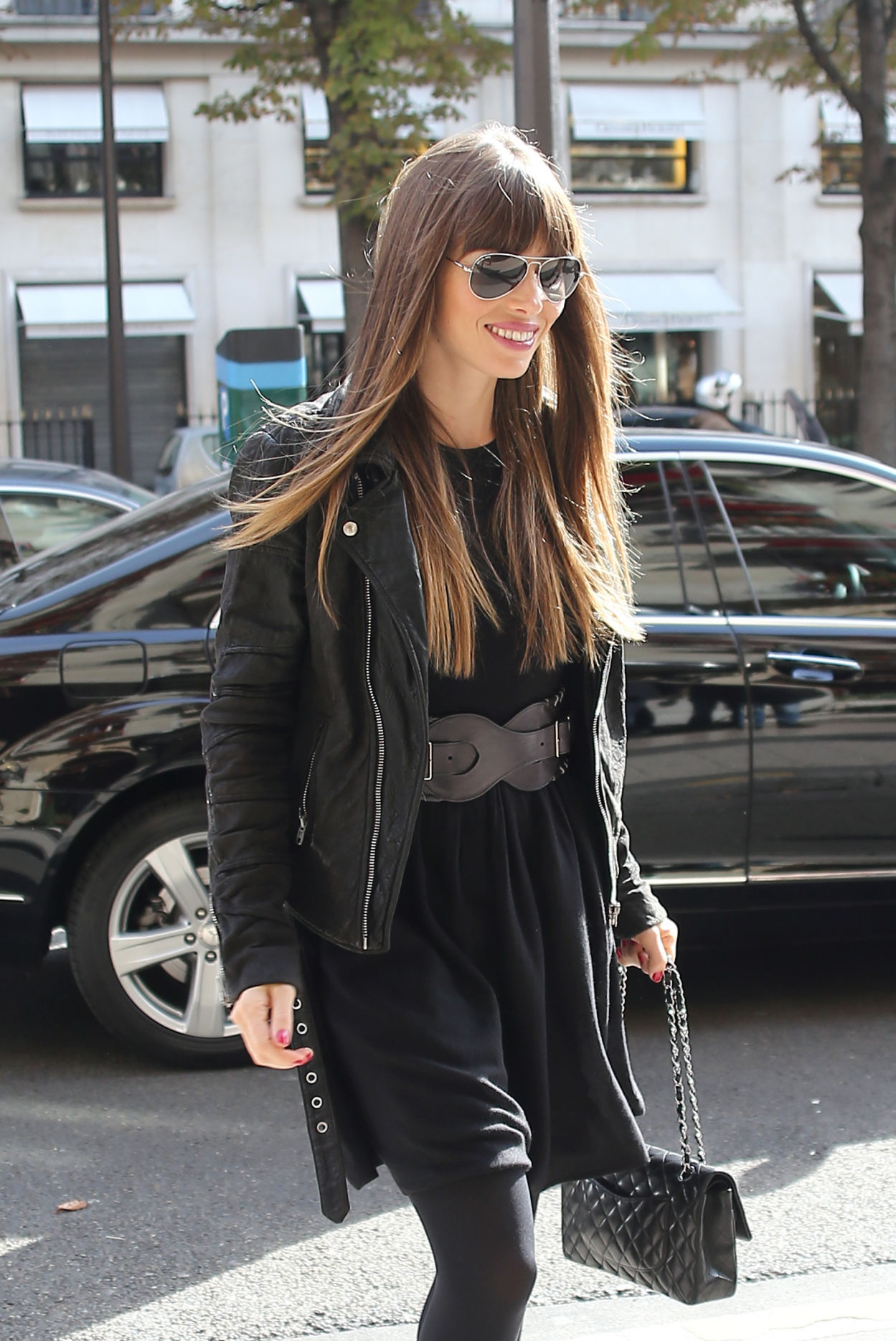 Jessica Biel Arrives at her hotel in Paris - October 7,2012 