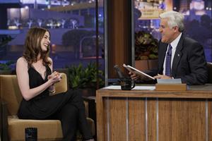 Anne Hathaway on the Tonight Show with Jay Leno April 11, 2010