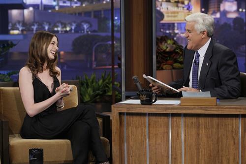 Anne Hathaway on the Tonight Show with Jay Leno April 11, 2010