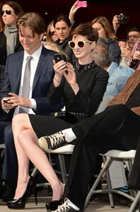 Anne Hathaway attends the Hugh Jackman Hollywood Walk Of Fame Ceremony in Hollywood December 13-2012 