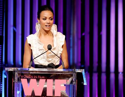 Zoe Saldana - 2010 Women In Film Crystal & Lucy Awards: A New Era - June 1, 2010