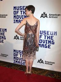 Anne Hathaway Attended the Museum of the Moving Image 27th Annual Black Tie Salute in New York Dec 11, 2012