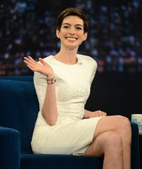Anne Hathaway Late Night With Jimmy Fallon in New York December 11, 2012 