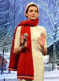 Anne Hathaway Late Night With Jimmy Fallon in New York December 11, 2012 