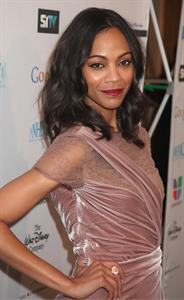Zoe Saldana  14th Annual NHMC Impact Awards -- Beverly Hills, Feb. 25, 2011 