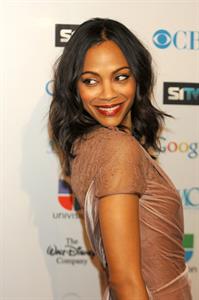 Zoe Saldana  14th Annual NHMC Impact Awards -- Beverly Hills, Feb. 25, 2011 