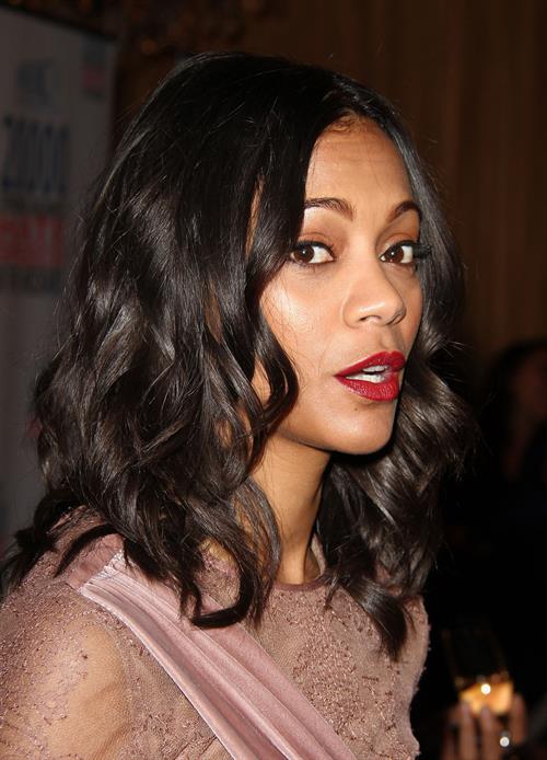 Zoe Saldana  14th Annual NHMC Impact Awards -- Beverly Hills, Feb. 25, 2011 