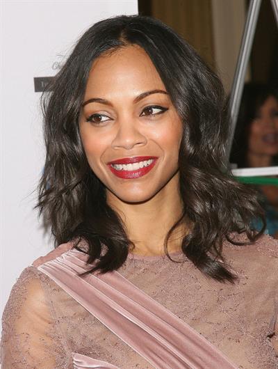 Zoe Saldana  14th Annual NHMC Impact Awards -- Beverly Hills, Feb. 25, 2011 