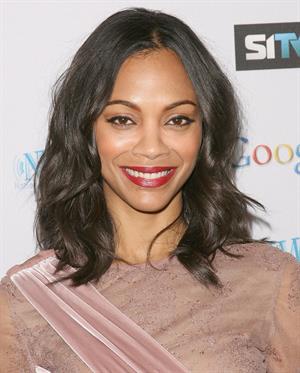 Zoe Saldana  14th Annual NHMC Impact Awards -- Beverly Hills, Feb. 25, 2011 