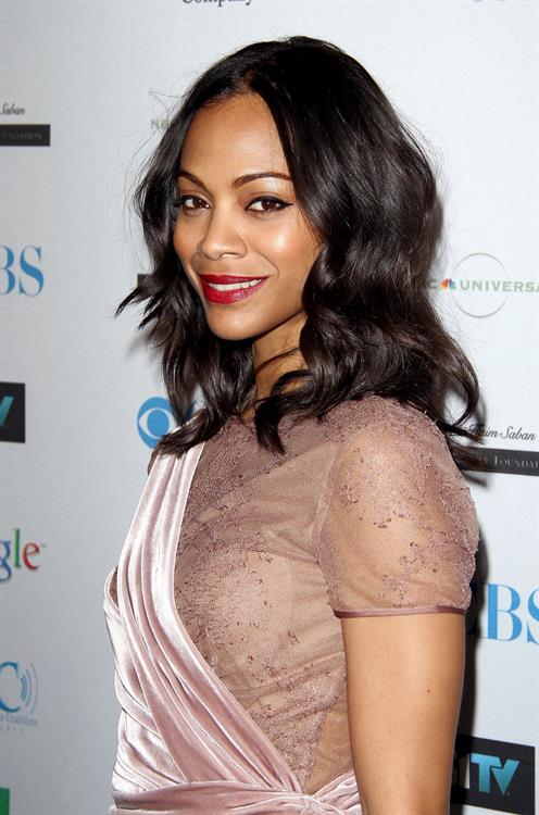 Zoe Saldana  14th Annual NHMC Impact Awards -- Beverly Hills, Feb. 25, 2011 