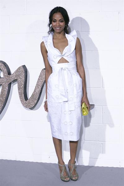 Zoe Saldana Chloe Los Angeles Boutique Opening Celebration April 23, 2009