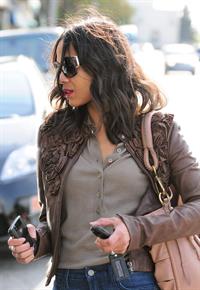 Zoe Saldana after a meeting in Beverly Hills February 23 2011 