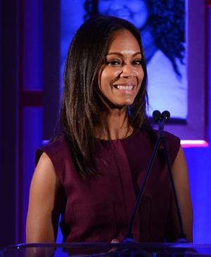 Zoe Saldana attends the Children's Defense Fund's 22nd annual 'Beat the Odds' Awards - December 6-2012 