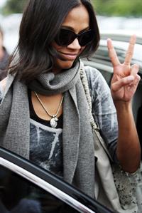 Zoe Saldana out & about in Los Angeles - March 5, 2010   