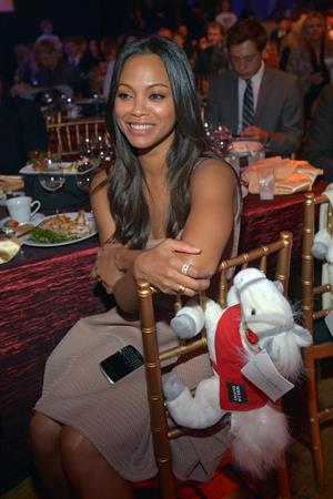 Zoe Saldana The Trevor Project's 2012 'Trevor Live' Event Honoring Katy Perry at Hollywood Palladium in Hollywoo 