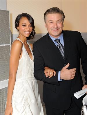 Zoe Saldana arrives for ELLE Magazine 16th Annual Women in Hollywood Tribute Oct 19, 2009  