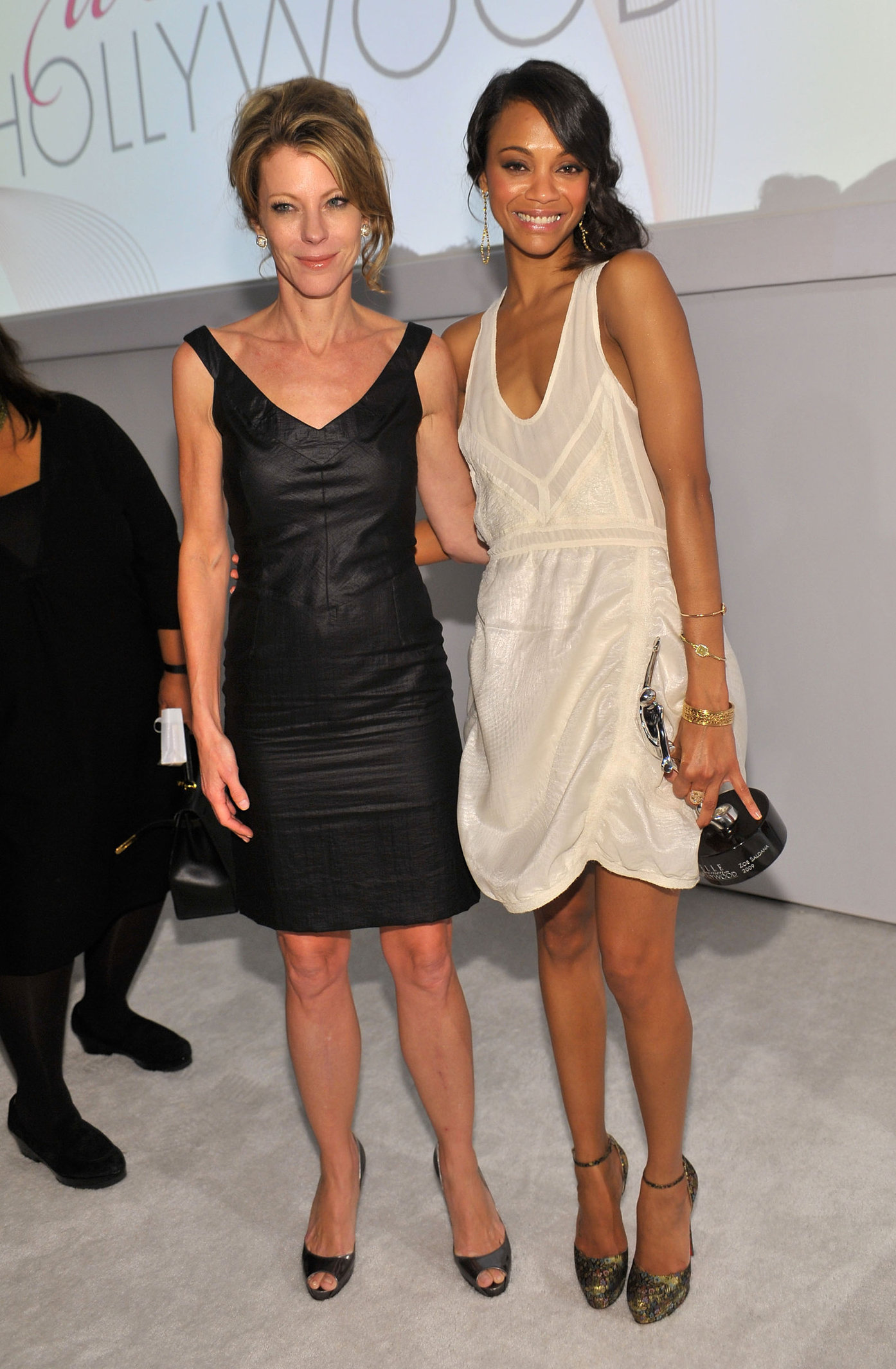 Zoe Saldana arrives for ELLE Magazine 16th Annual Women in Hollywood Tribute Oct 19, 2009  