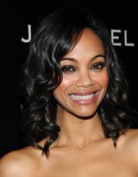 Zoe Saldana Audi And J Mendel Celebrate The 2011 Golden Globe Awards in LA January 9, 2011 