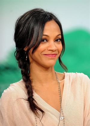 Zoe Saldana - Visits BET's  106 & Park  at BET Studios in New York - Apr. 22, 2010