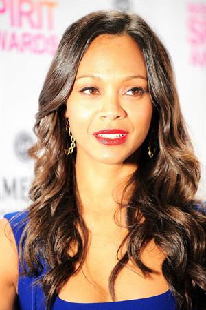 Zoe Saldana 2013 Film Independent Spirit Awards Nominations Press Conference at the W Hollywood on November 27, 2013