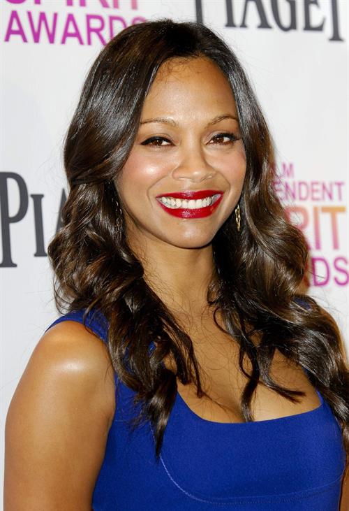 Zoe Saldana 2013 Film Independent Spirit Awards Nominations Press Conference at the W Hollywood on November 27, 2013