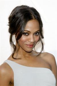 Zoe Saldana at The World Of Calvin Klein - Mercedes Benz Fashion Week Spring/Summer 2011 - July 7, 2010