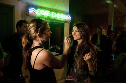 Victoria Justice fst 'Freak the Freak Out' music video set stills 2010 
