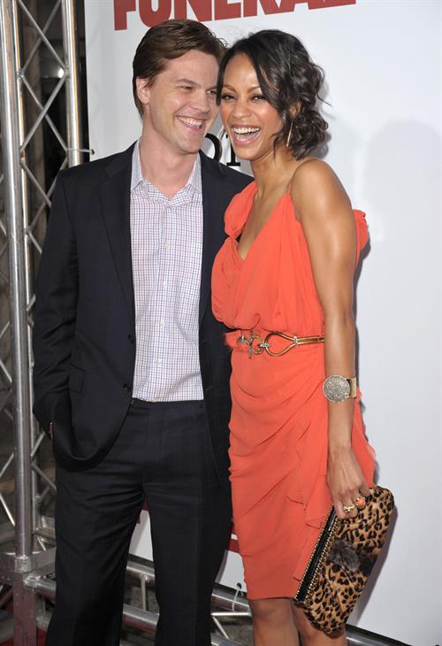 Zoe Saldana @ Death At A Funeral Los Angeles Premiere 12/04/10  
