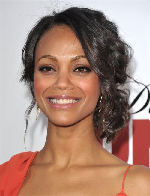 Zoe Saldana @ Death At A Funeral Los Angeles Premiere 12/04/10  