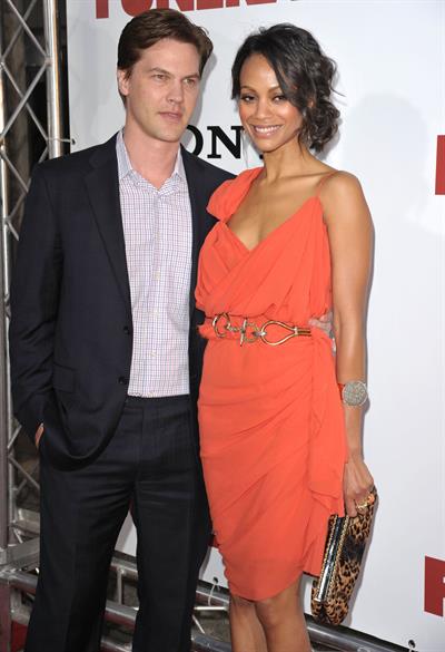 Zoe Saldana @ Death At A Funeral Los Angeles Premiere 12/04/10  