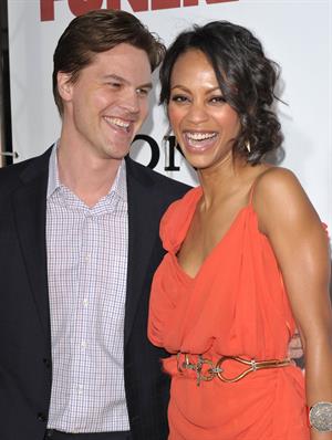 Zoe Saldana @ Death At A Funeral Los Angeles Premiere 12/04/10  