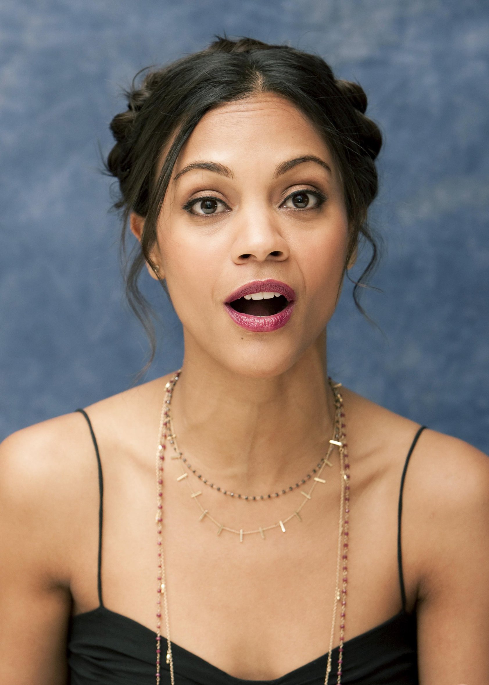 Zoe Saldana at Death At A Funeral press conference at the Four Seasons Hotel 11-04-2010 