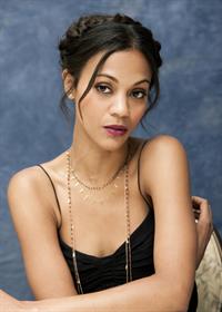Zoe Saldana at Death At A Funeral press conference at the Four Seasons Hotel 11-04-2010 