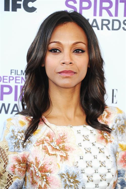 Zoe Saldana 2 Film Independent Spirit Awards in Santa Monica - February 25, 2012