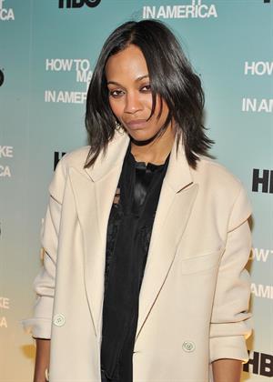 Zoe Saldana ''How To Make It In America'' Screening in NYC February 9, 2010  