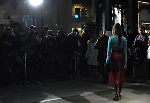 Zoe Saldana - Prada book launch party - Beverly Hills, Nov. 13, 2009  