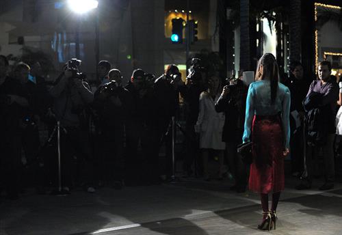 Zoe Saldana - Prada book launch party - Beverly Hills, Nov. 13, 2009  