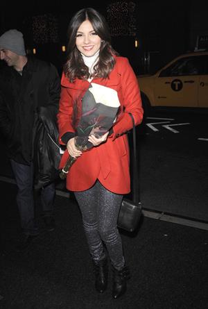Victoria Justice out and about in New York City 11/28/12 
