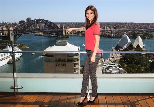 Victoria Justice Intercontinental Hotel Portraits in Sydney 11/11/12