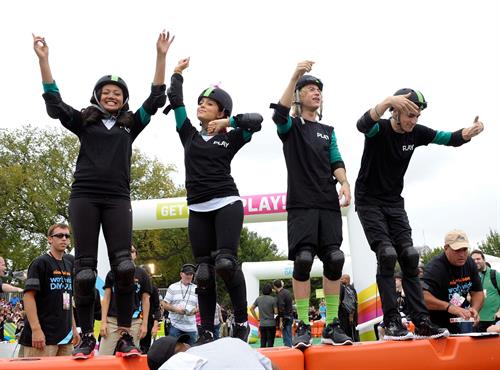 Victoria Justice Worldwide Day of Play event in Washington DC 9/24/11 