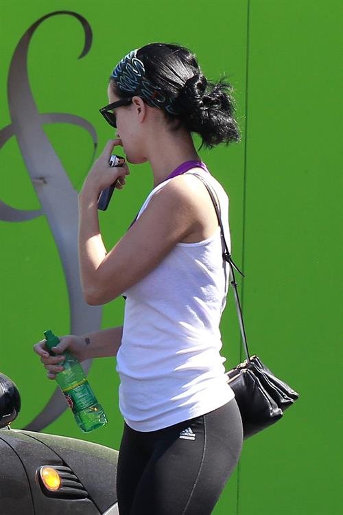 Katy Perry at the gym in Los Angeles on April 17, 2013