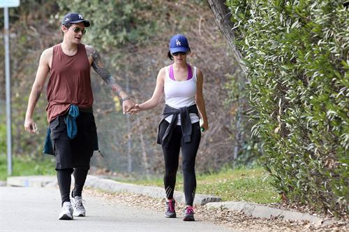 Katy Perry hiking in LA on January 31, 2013