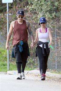 Katy Perry hiking in LA on January 31, 2013